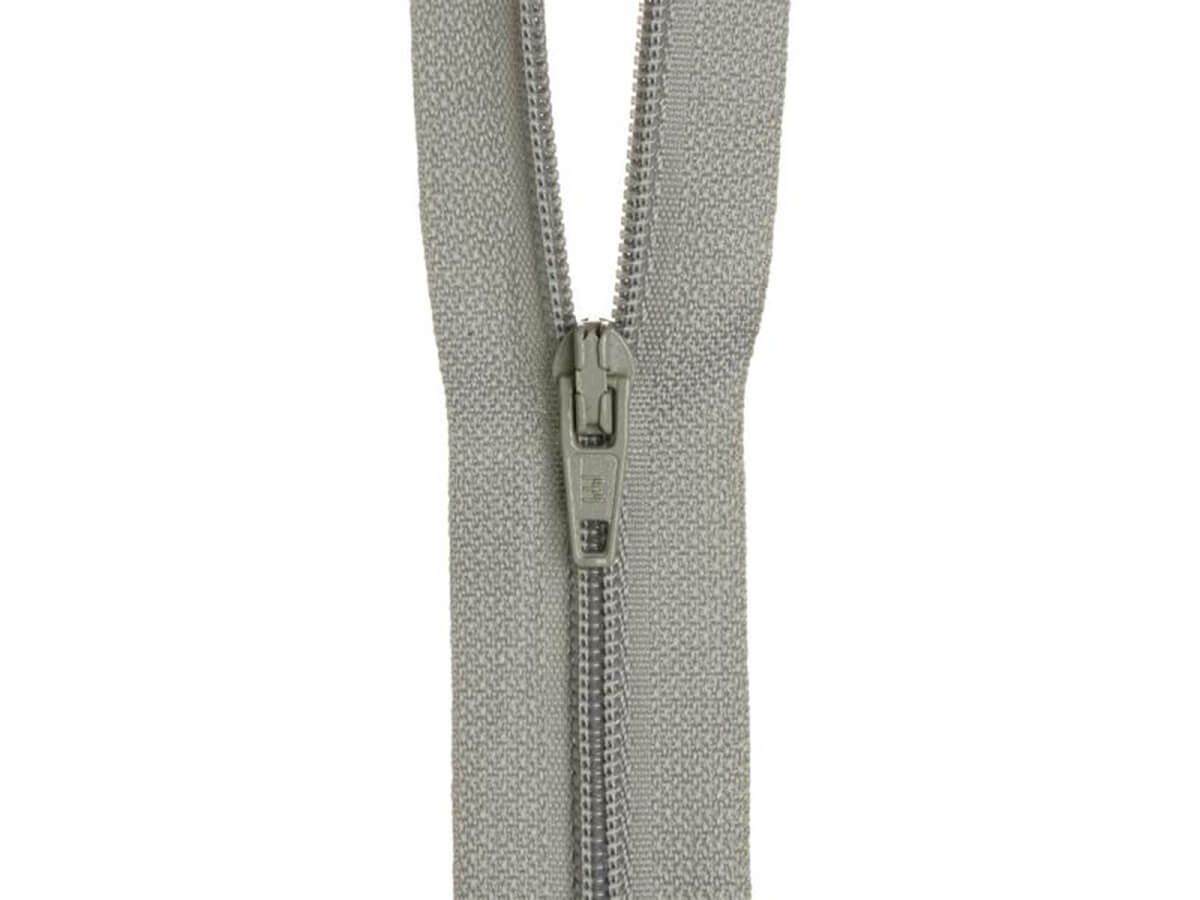 35cm Pearl Grey Zipper