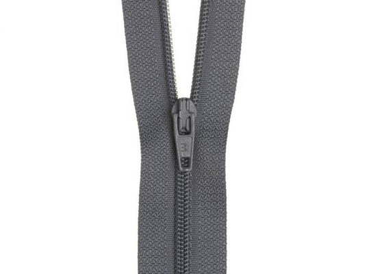 35cm Charcoal Zipper