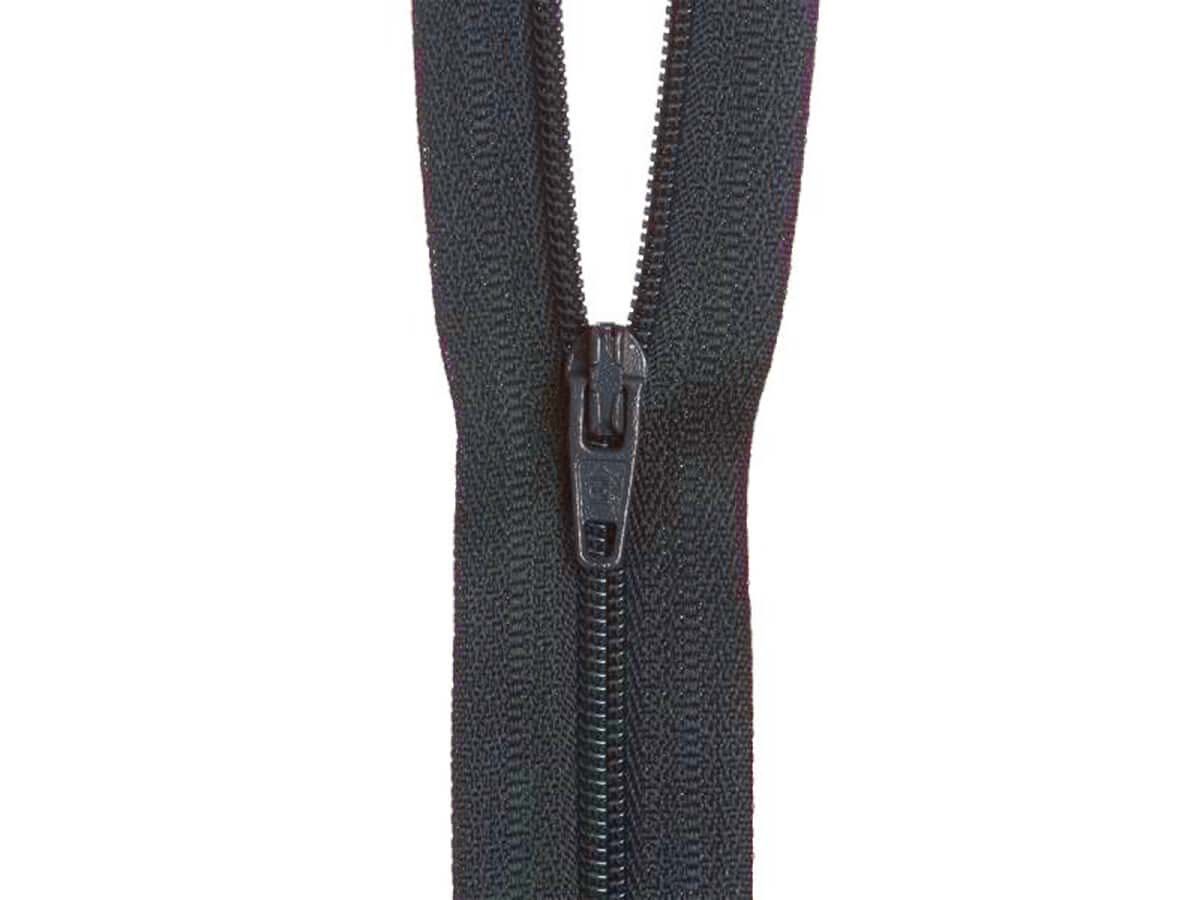 18cm Dark Navy Zipper