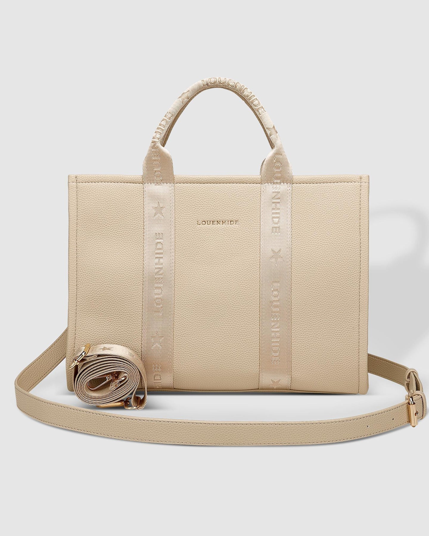 Manhattan Logo Tote Bag Biscotti