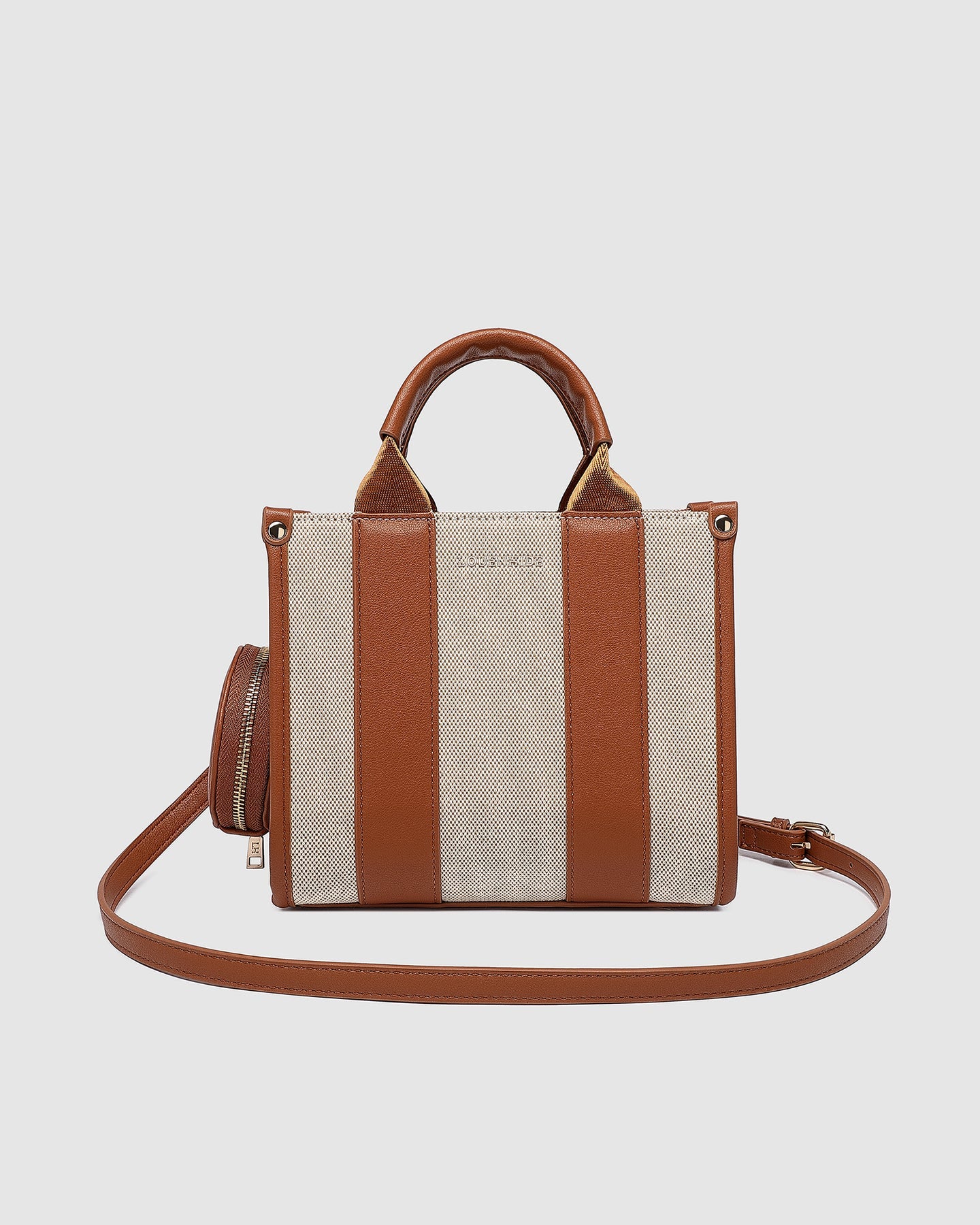 Manhattan Mini Tote Bag - Natural Canvas Tan