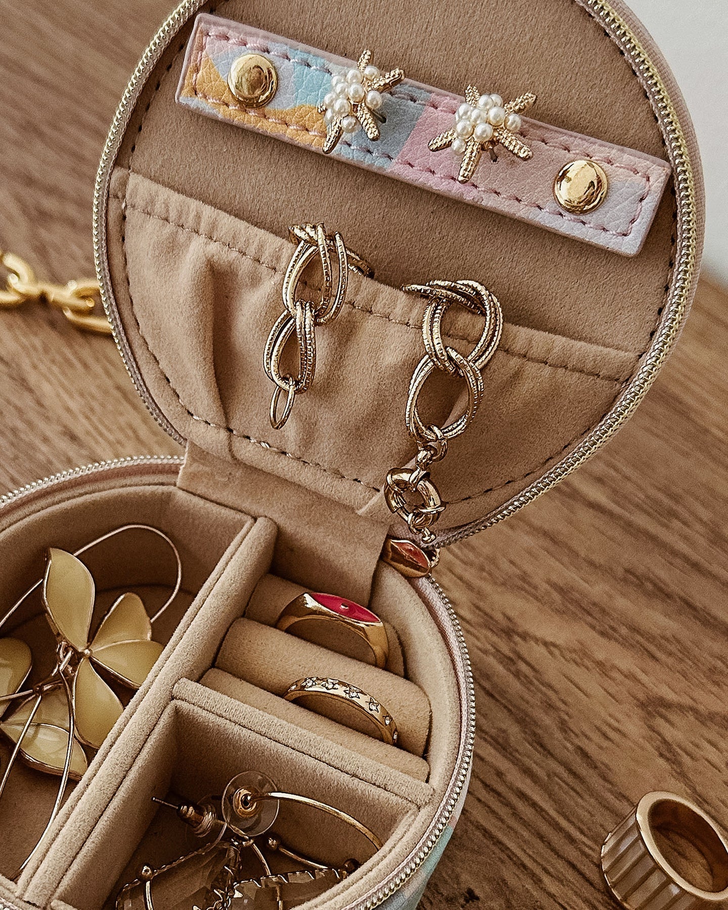 Sisco Jewellery Box - Mosaic Pastel