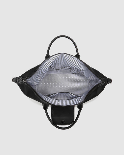 Hamilton Nylon Weekender Bag - Black