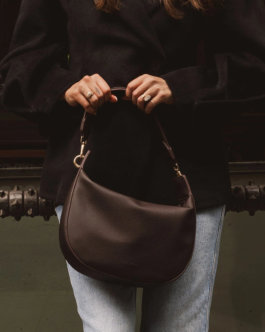 Georgina Shoulder Bag - Chocolate