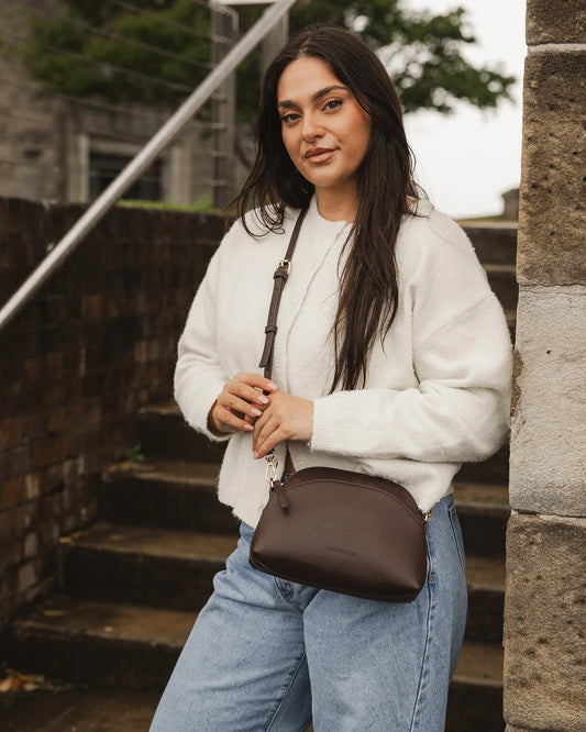 Alison Crossbody Bag - Chocolate
