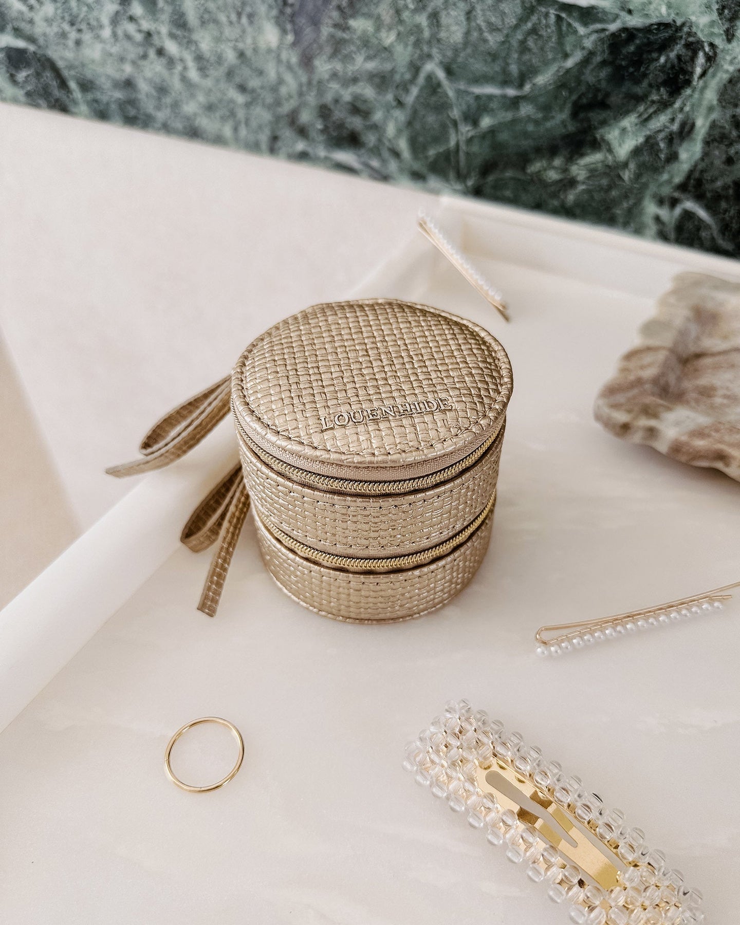 Sofia Jewellery Box - Champagne