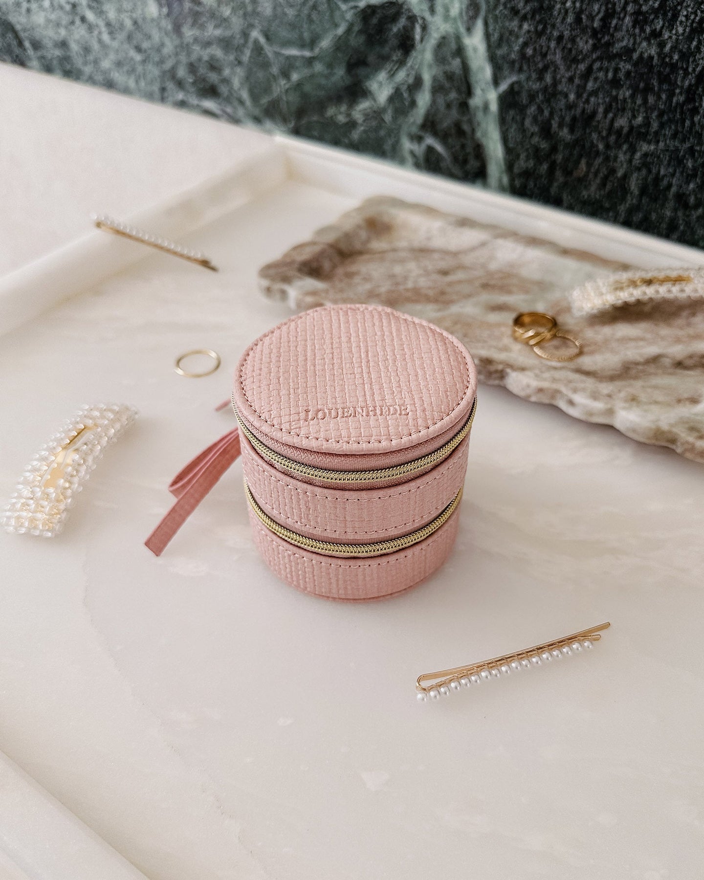 Sofia Jewellery Box - Pale Pink