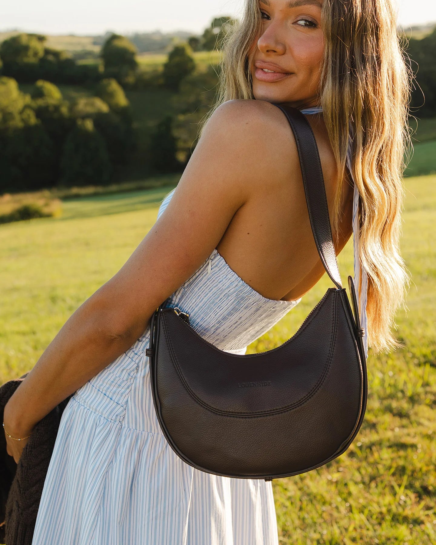 Lane Crossbody Bag - Chocolate