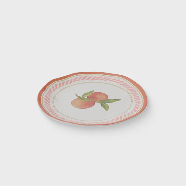 Fiesta Orange Melamine Plate