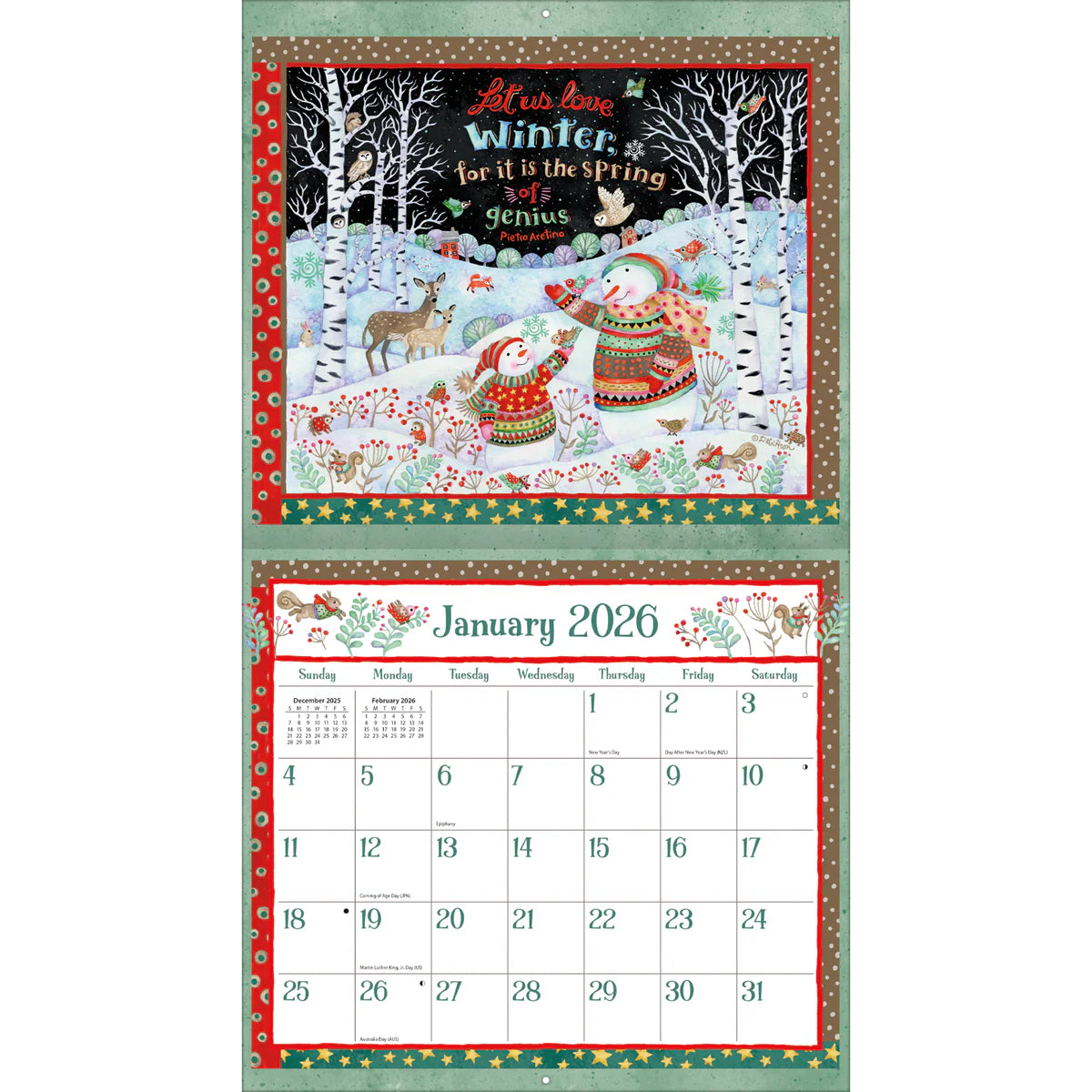 2026 Lang Simple Inspirations Calendar