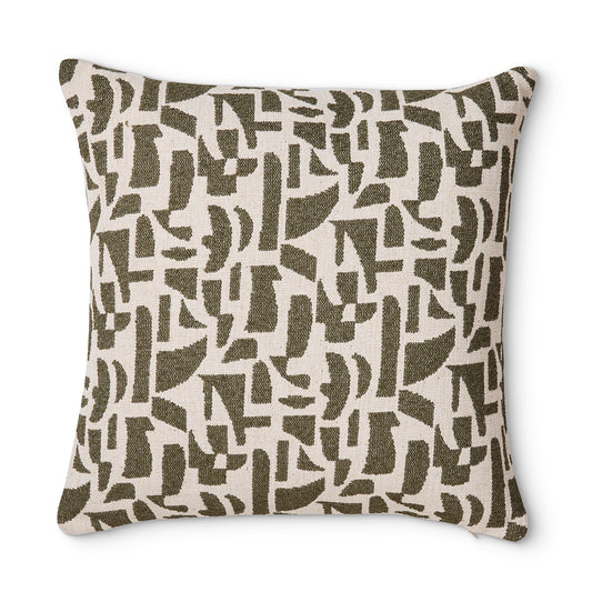 Metro Olive Jacquard