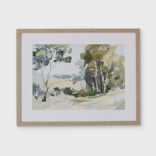 Hillside View Framed Print