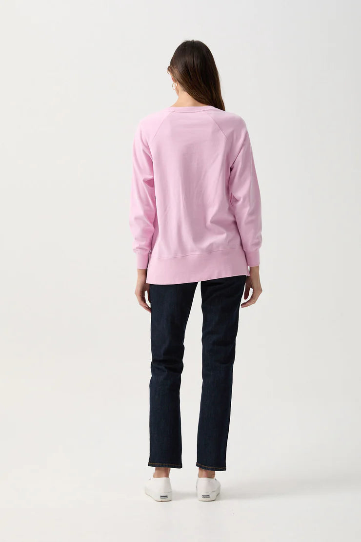 GC Logo Sweater Nosegay Pink