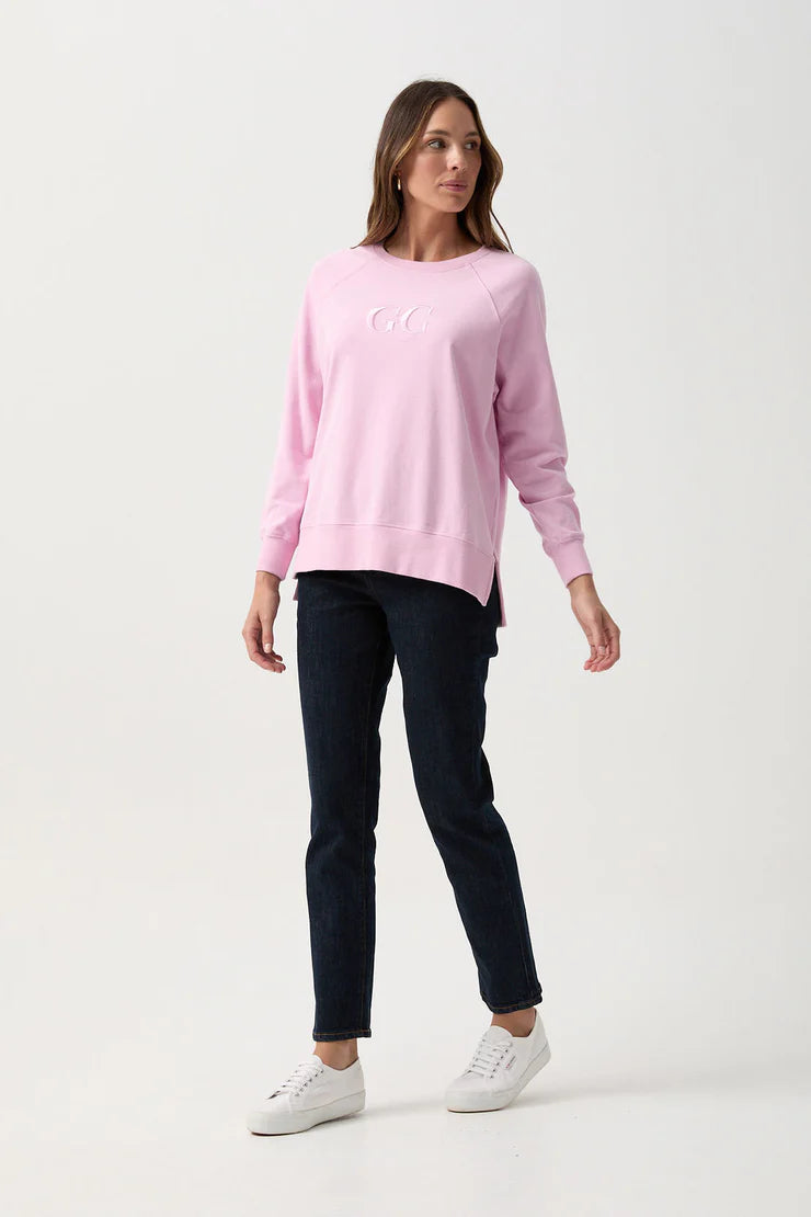 GC Logo Sweater Nosegay Pink