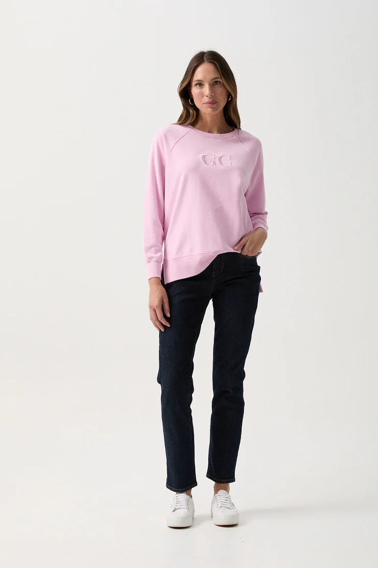 GC Logo Sweater Nosegay Pink