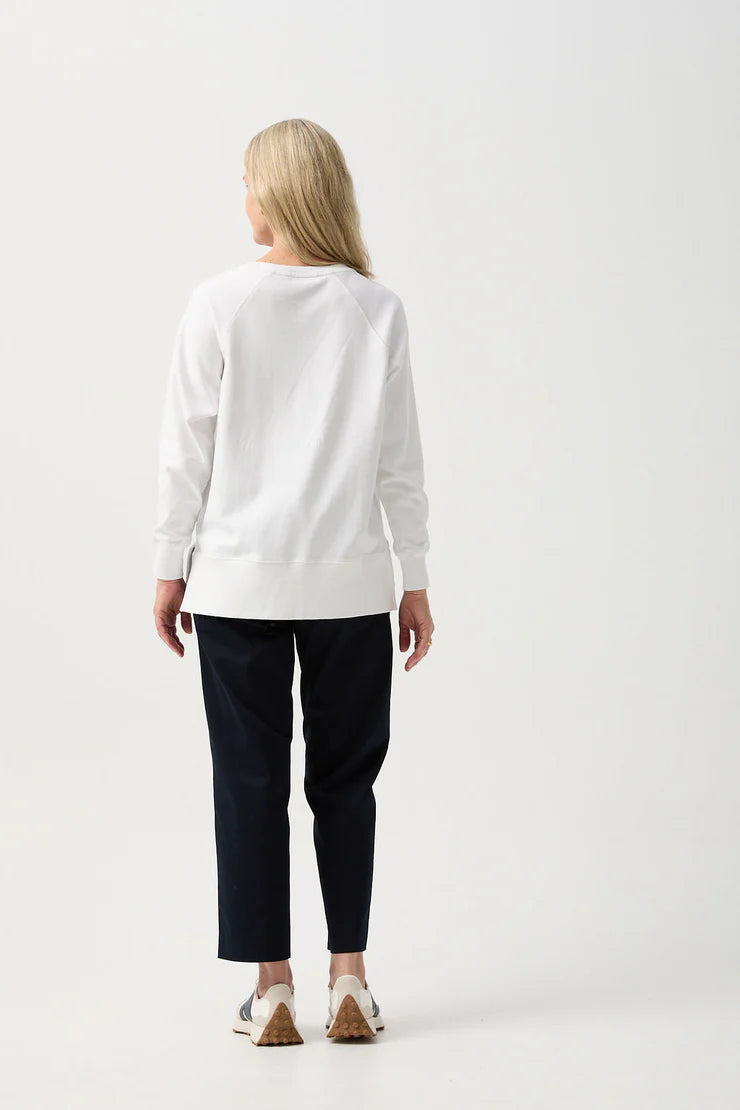 GC Logo Sweater White