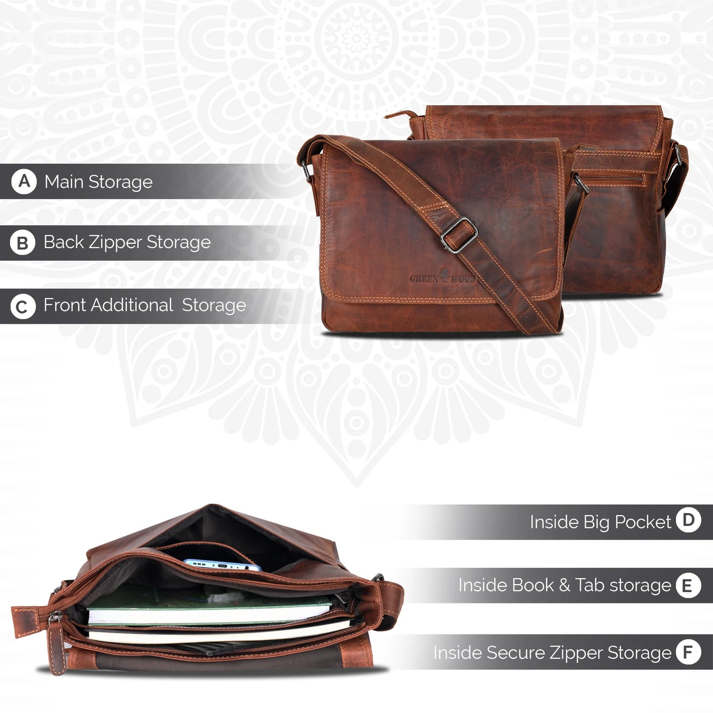 Smart Messenger Bag - Sandal