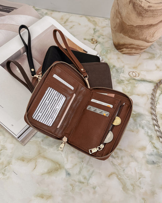 Eden Wallet - Saddle Chocolate