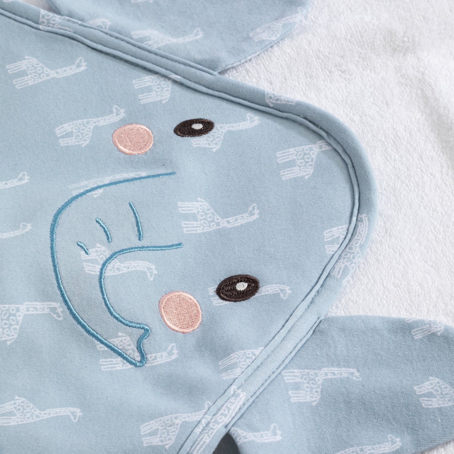 Wild Safari/Elephant - Organic Hooded Towel