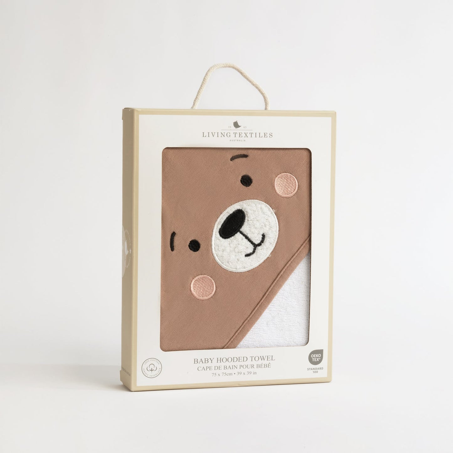 Cuddly Bear - Organic Hooded Towel