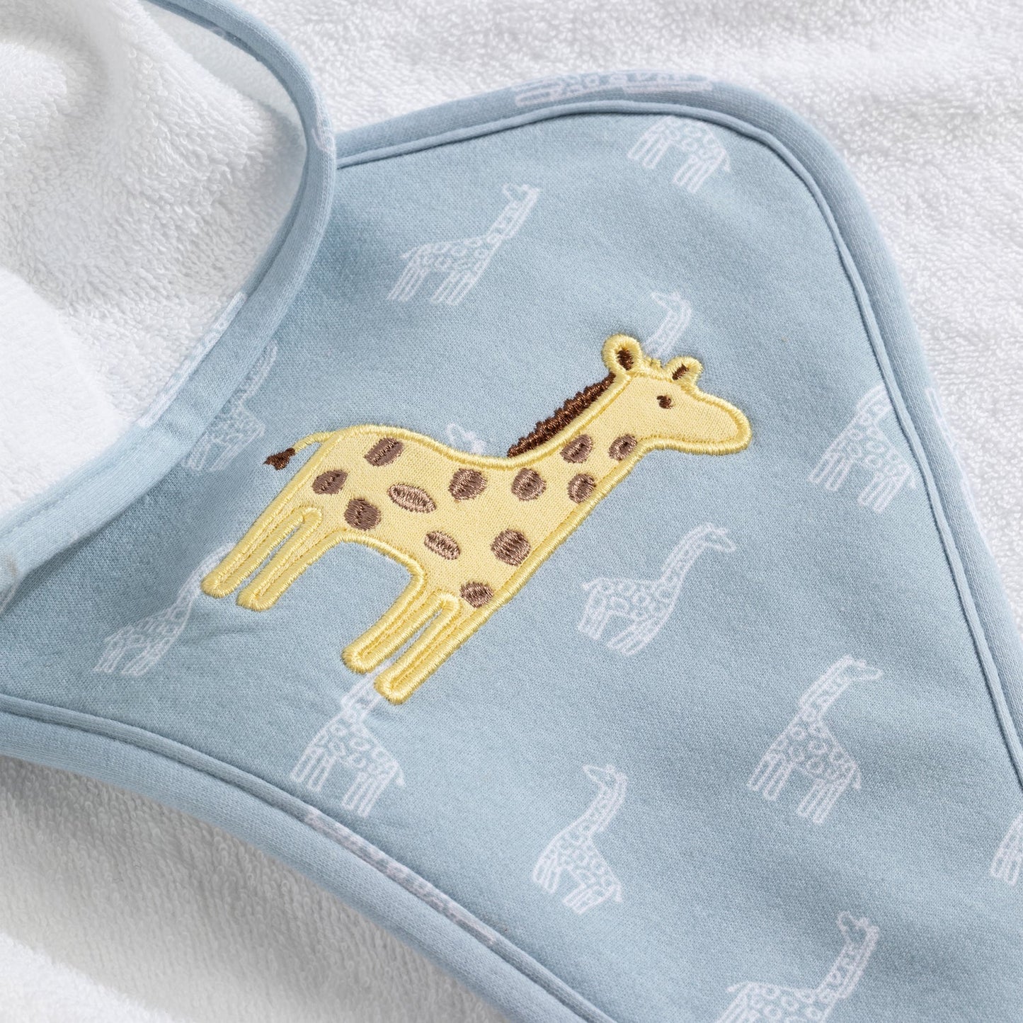Wild Safari/Giraffe - Organic Hooded Towel