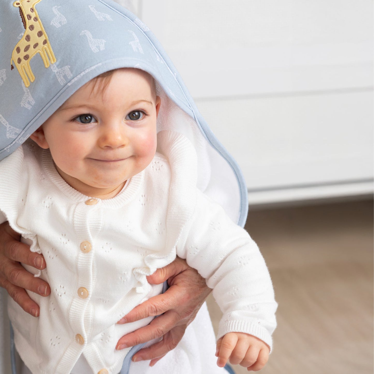 Wild Safari/Giraffe - Organic Hooded Towel