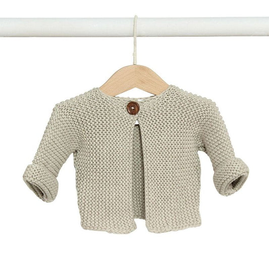 Elf Baby Cardi - Rice