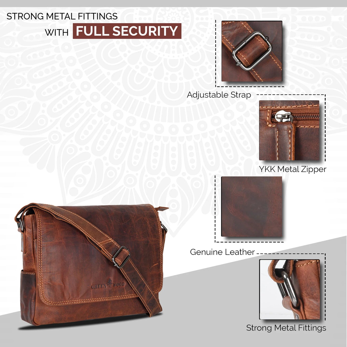 Smart Messenger Bag - Sandal
