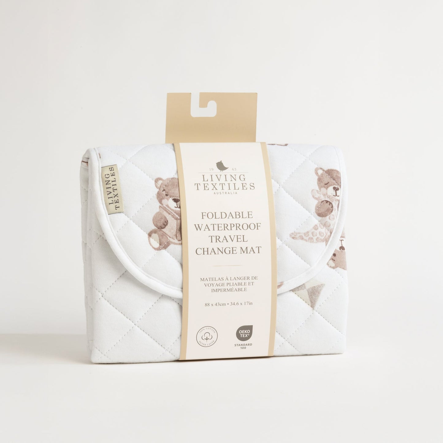 Cuddly Bear - Waterproof Travel Change Mat