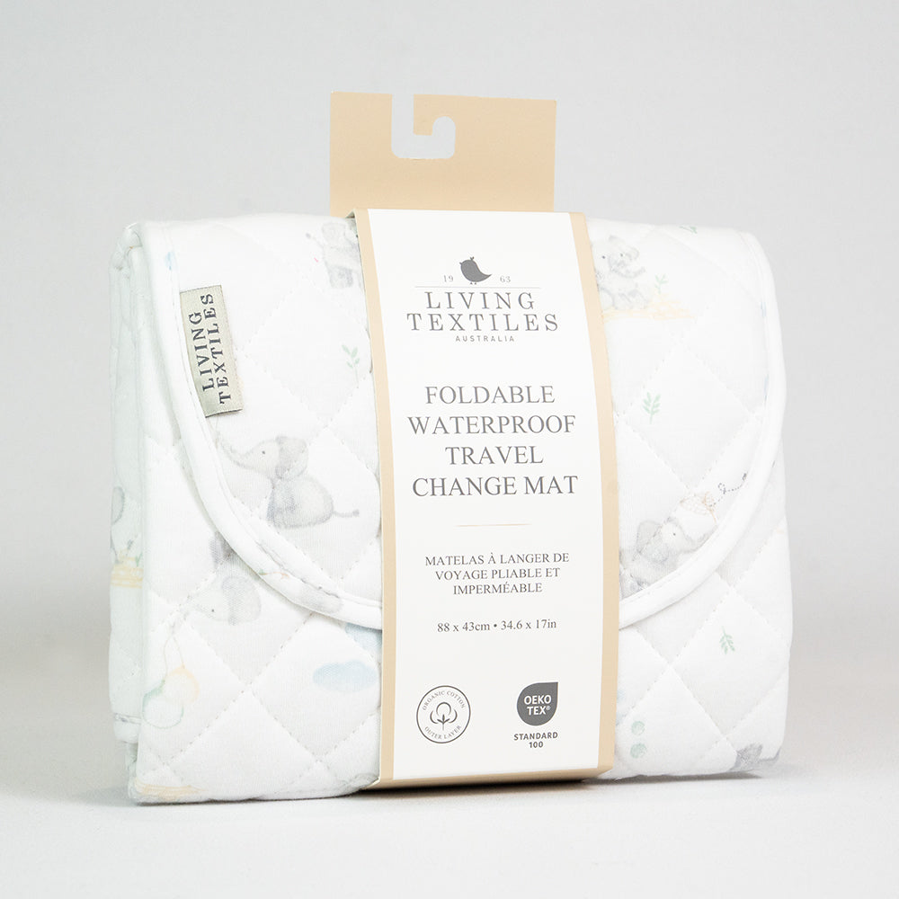 Elephant Playtime - Waterproof Travel Change Mat