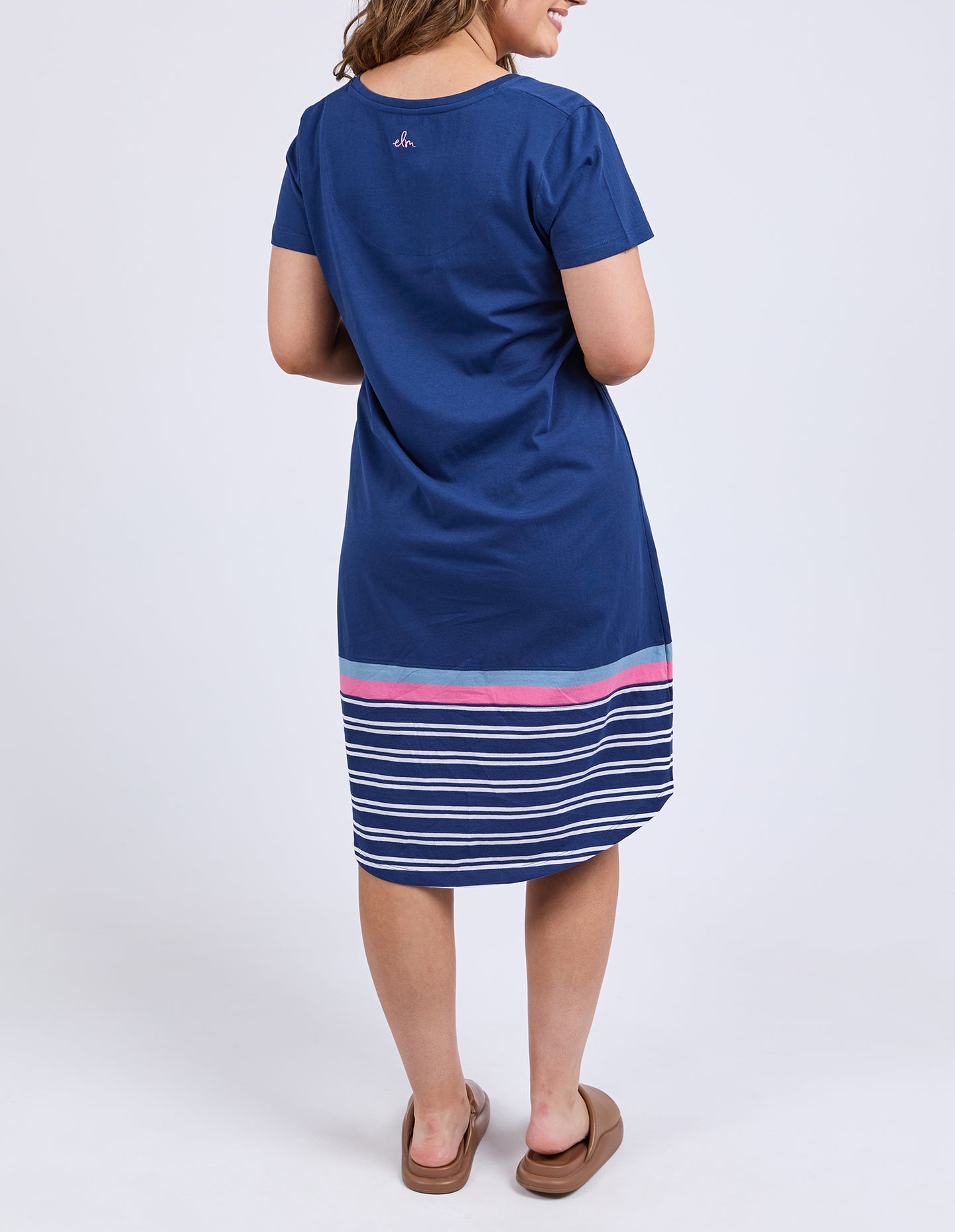 Sylvia Tee Dress Blue Depths