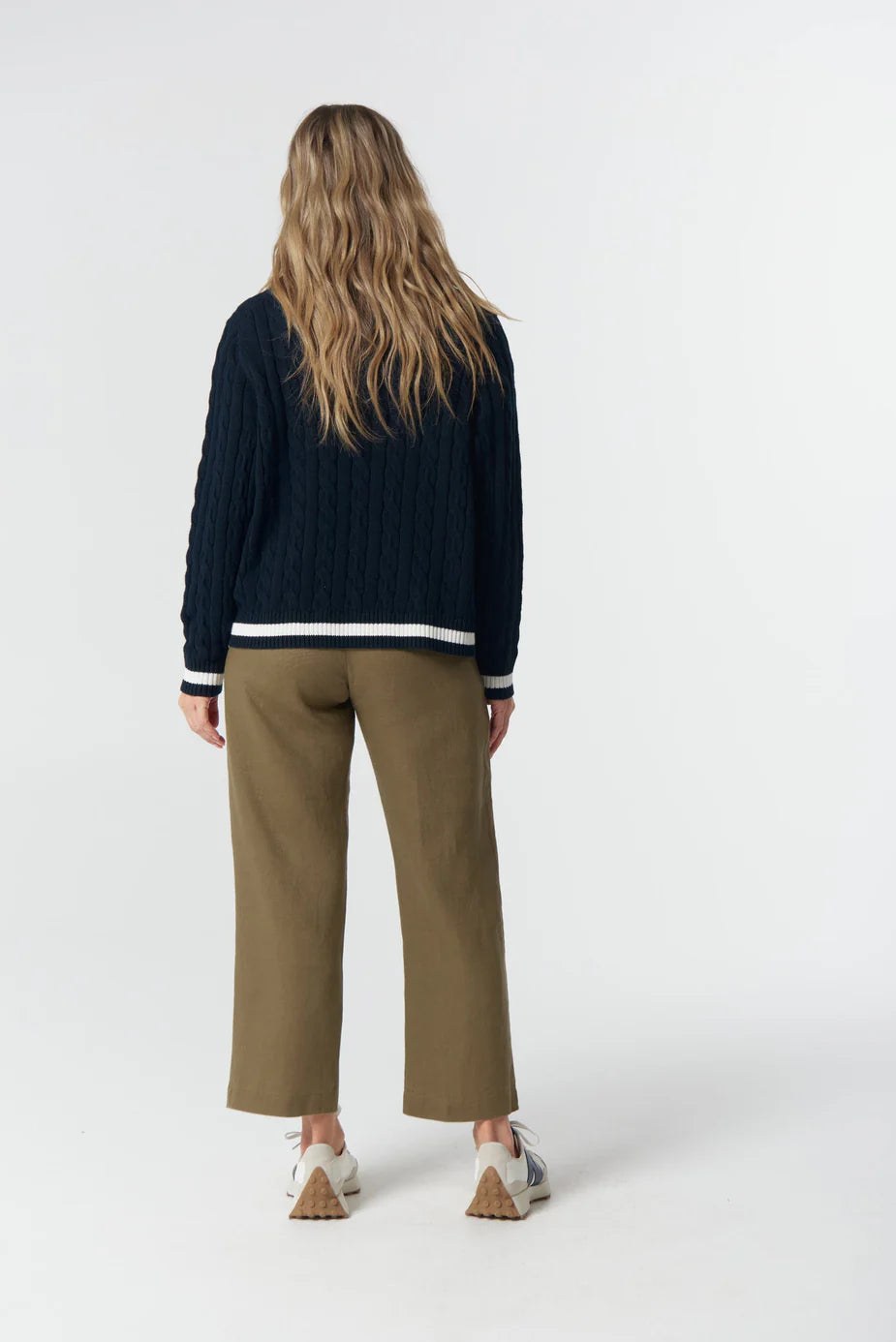 Harvest V Neck Cotton Jumper