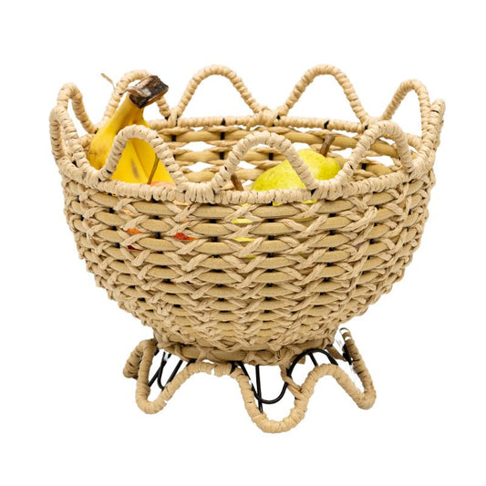 Contemporary Woven Footed Bowl