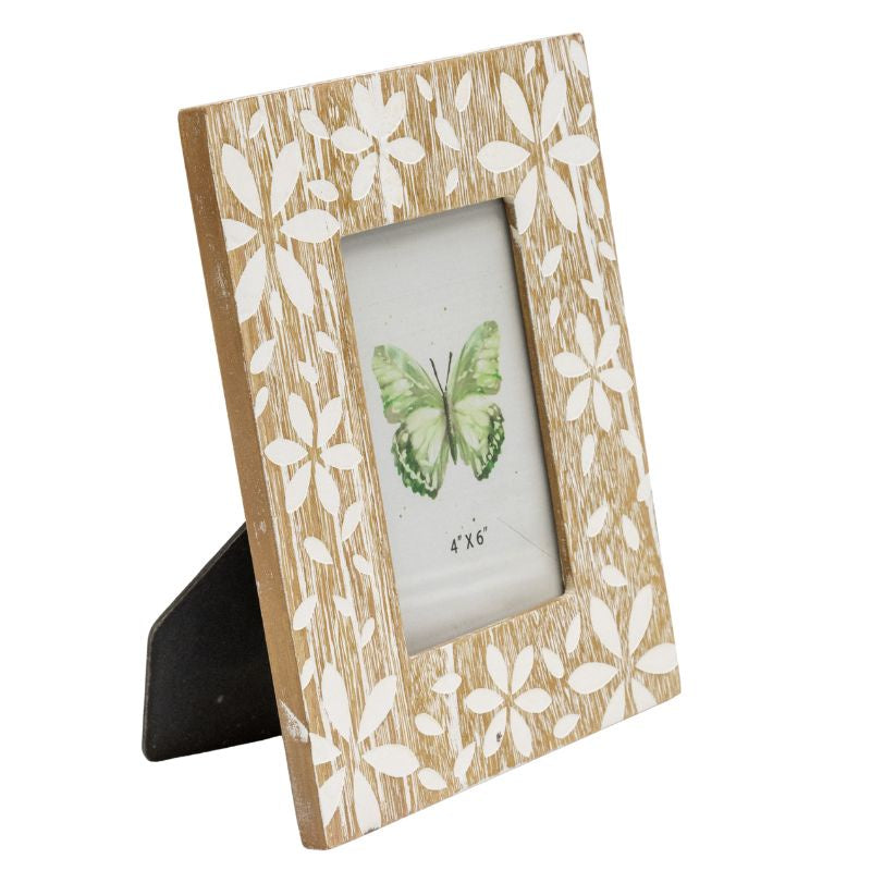Flowers Design Photo Frame 4x6"