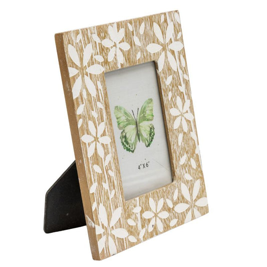 Flowers Design Photo Frame 4x6"