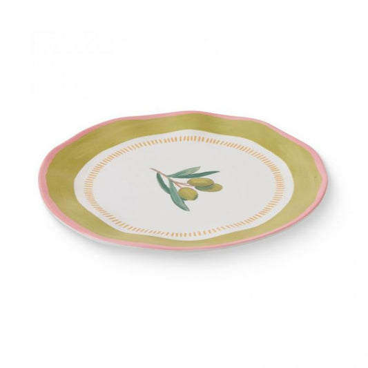 Fiesta Olive Melamine Large Plate