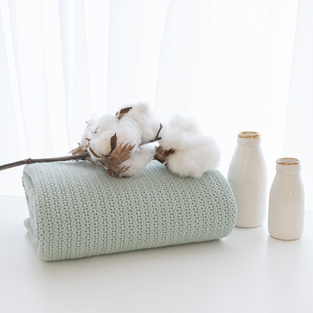 Cot Cell Blanket Sage