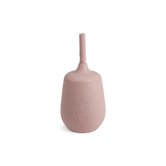 Silicone Cup With Straw Woodrose