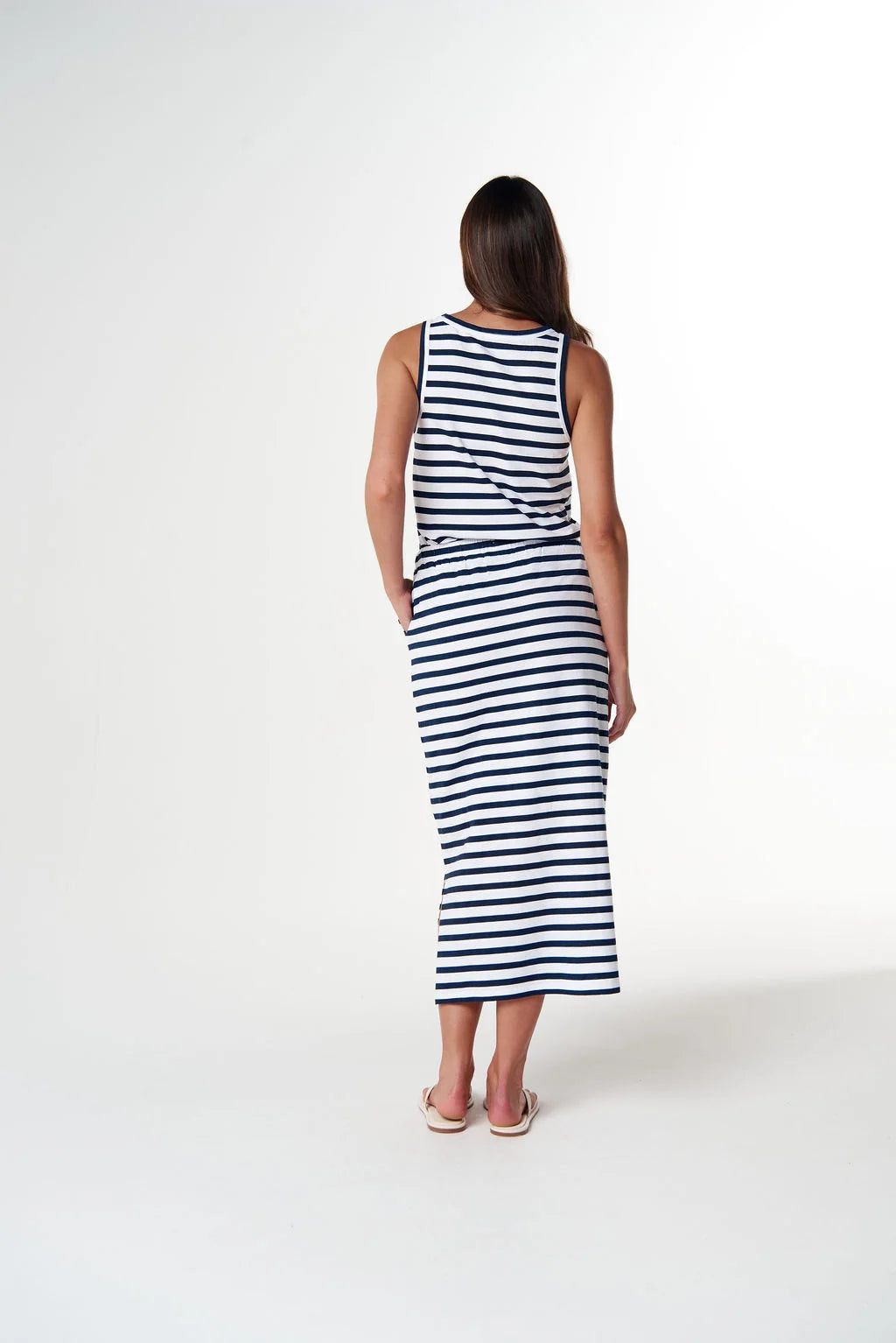 The Folk Maxi Skirt - White/Parisian