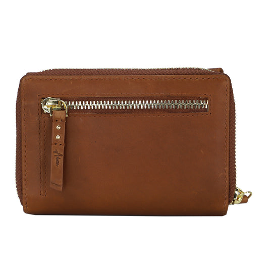 Dijon Wallet - Brandy
