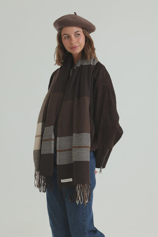 Eden Scarf - Brown