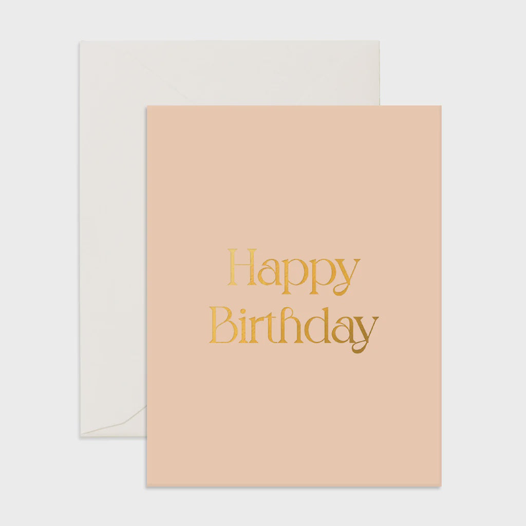 Birthday Peach Tree Greeting Card