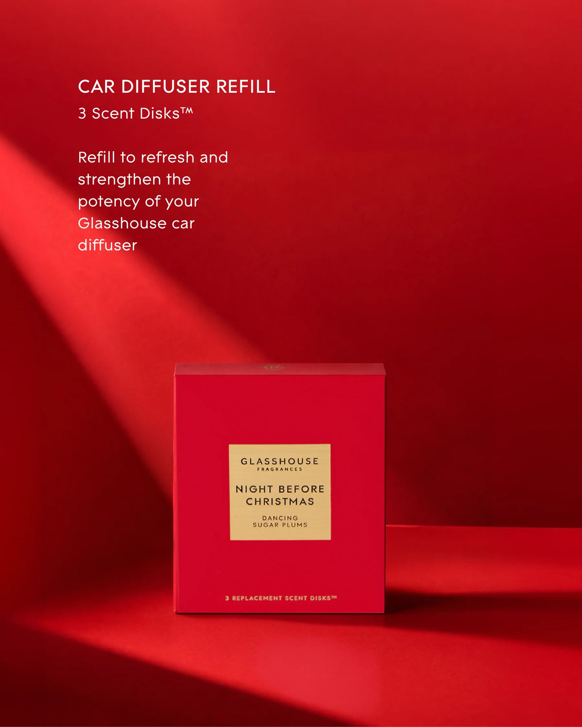 Car Diffuser Scent Disk Replacement 3 - Night Before Christmas
