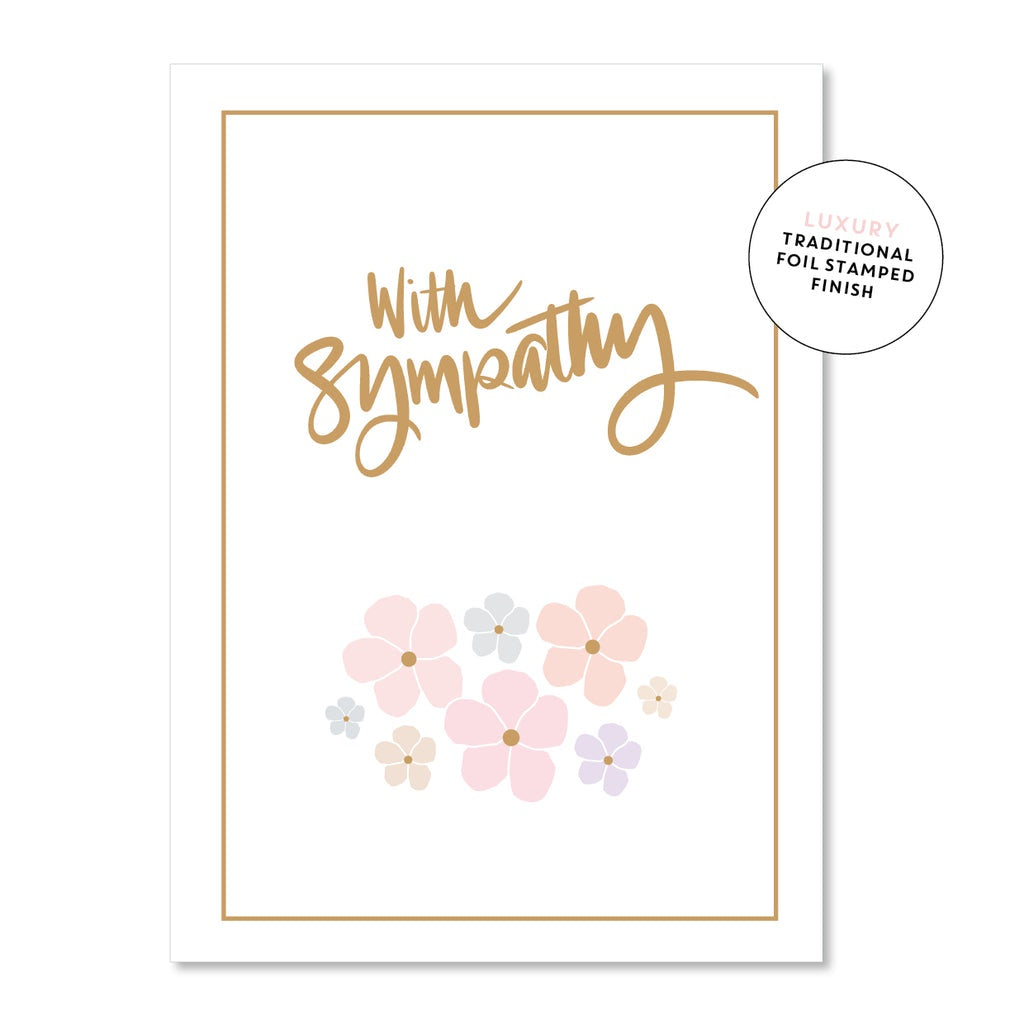 With Sympathy Greeting Card