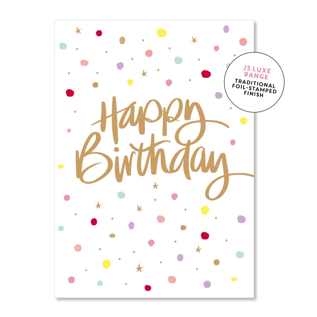 Confetti Birthday Greeting Card