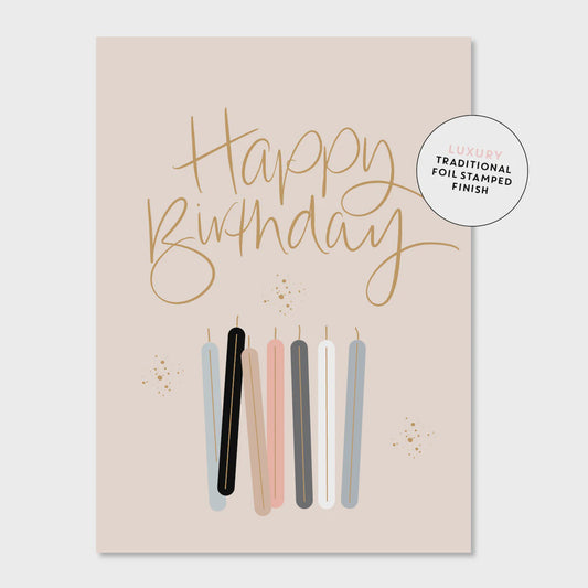 Birthday Candles Card