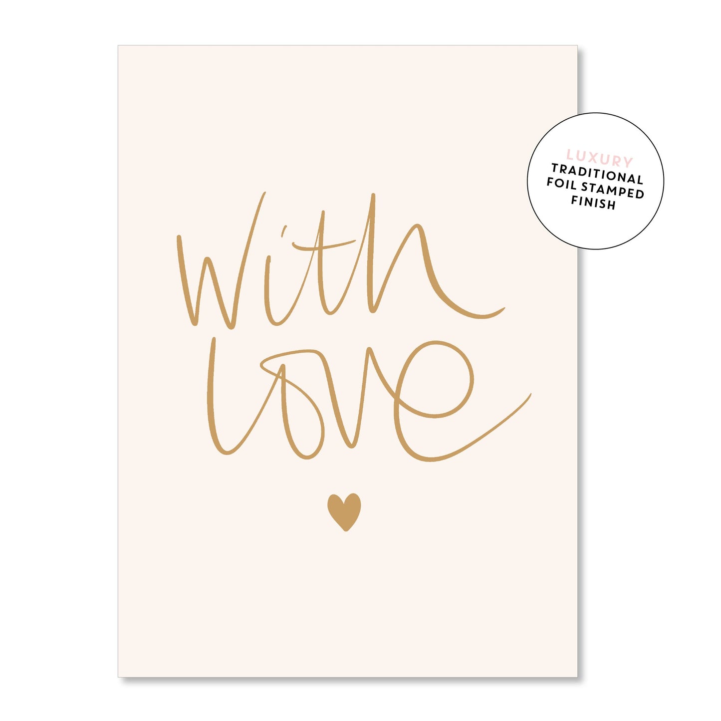 With Love Greeting Card