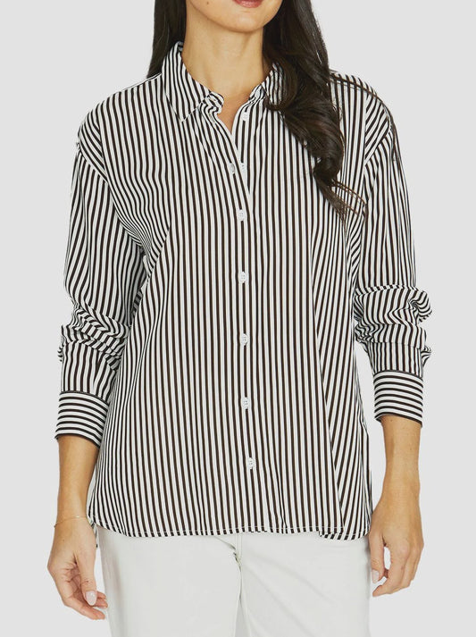 Stripe Shirt - Chocolate