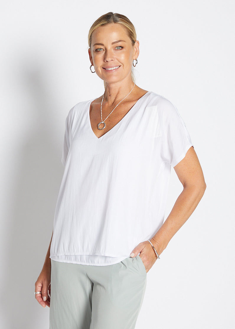 Dolly Layer Tee White