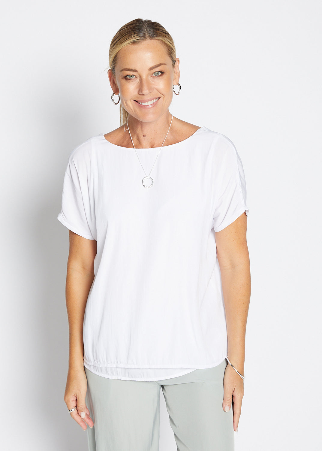Dolly Layer Tee White